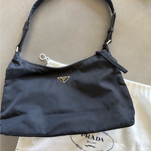 Prada Black Nylon Bag (Vintage) - Picture 1 of 15